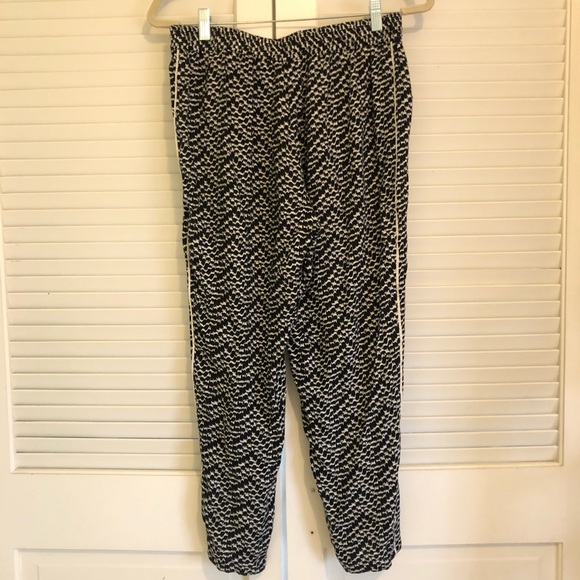 Splendid Black and White Pattern Joggers - M - Picture 4 of 7